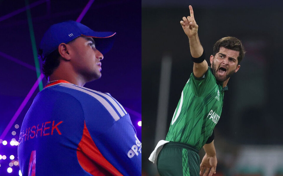 Abhishek Sharma v Shaheen Afridi