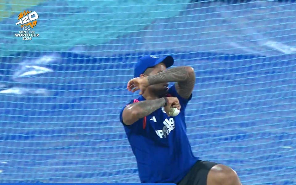 T20 World Cup 2026: Suryakumar Yadav mimics Usman Tariq’s bowling ahead of India & Pakistan clash