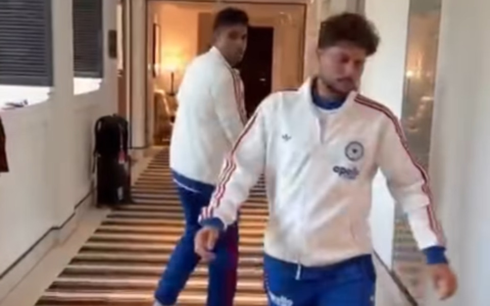 [Watch] T20 World Cup 2026: Suryakumar Yadav recreates heated moment with Kuldeep Yadav from IND vs PAK clash, leaves fans in stitches