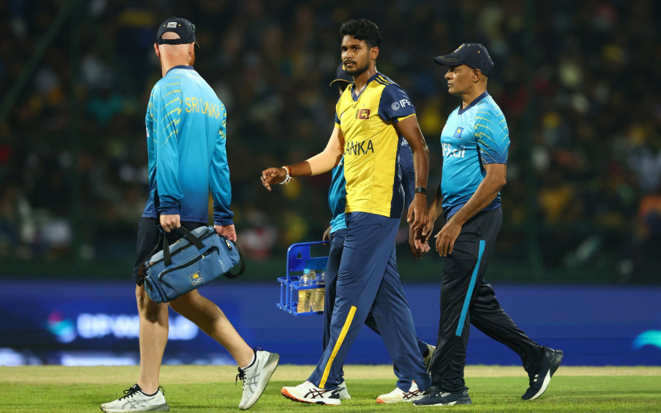 T20 World Cup 2026: Matheesha Pathirana leaves field with calf injury against Australia