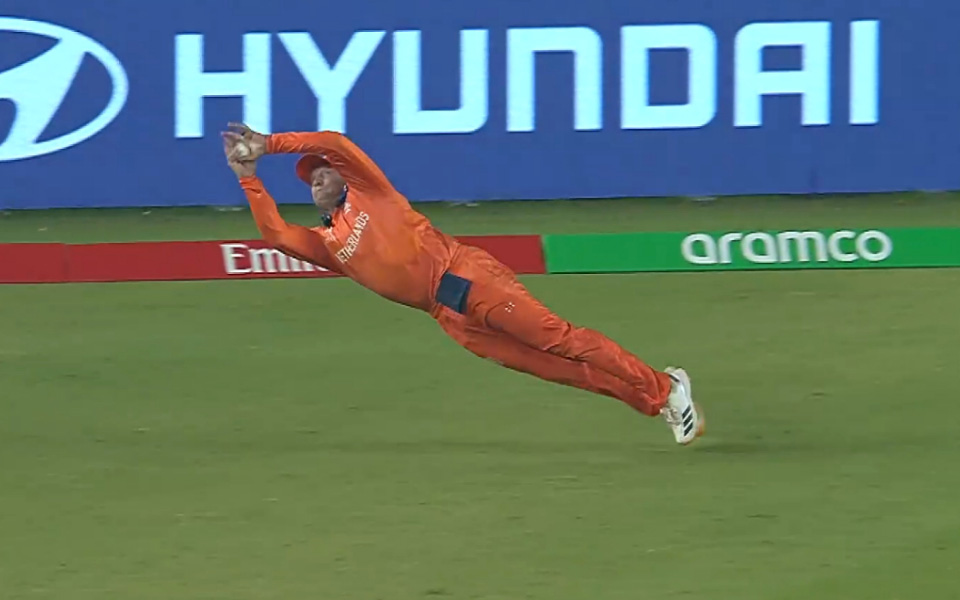 Video of the Day: T20 World Cup 2026 – Roelof van der Merwe’s age-defying stunner sends back Tilak Varma