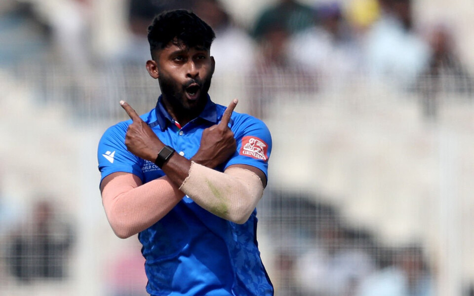 Video of the Day: T20 World Cup 2026 – Crishan Kalugamage castles Shai Hope with a peach at Eden Gardens | CricTracker