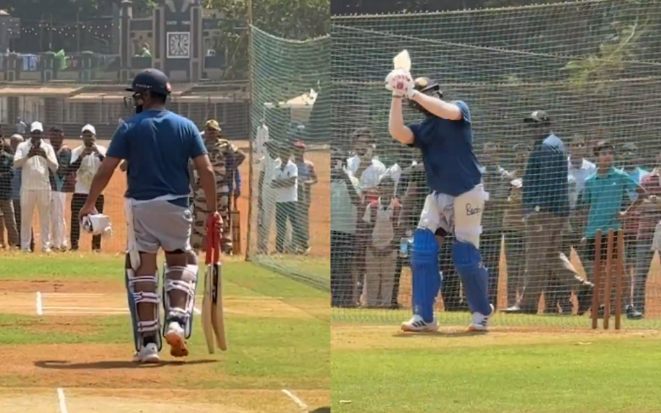Rohit Sharma begins IPL 2026 preparations with practice session at Shivaji Park