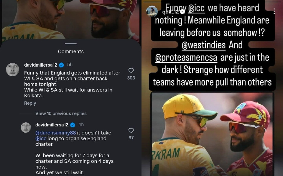 David Miller and Quinton de Kock