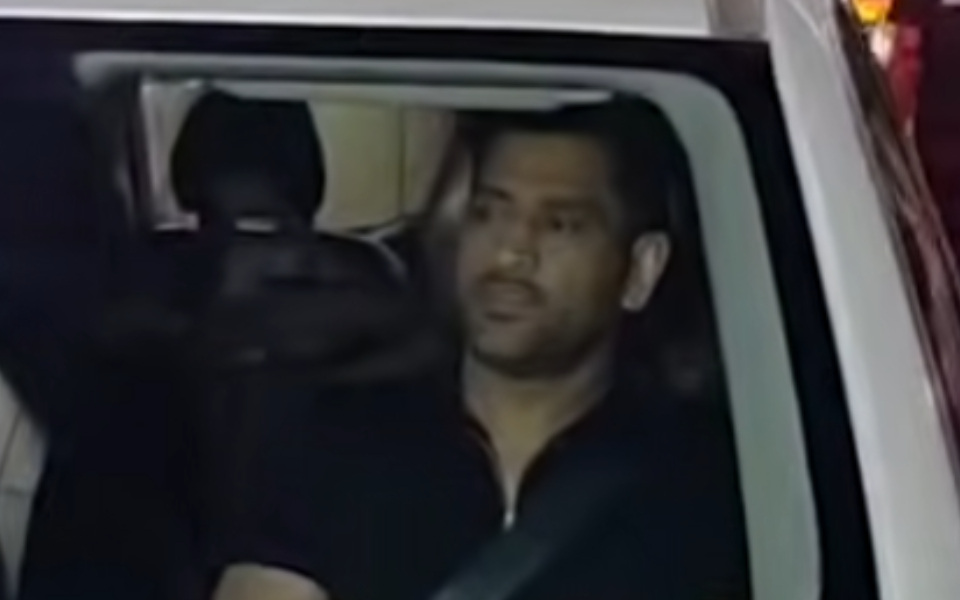 [WATCH] T20 World Cup 2026: MS Dhoni lands in Ahmedabad to attend India vs New Zealand final clash