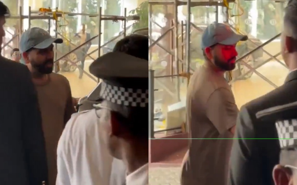 [WATCH] Rohit Sharma gets angry over driver after car trunk fails to open