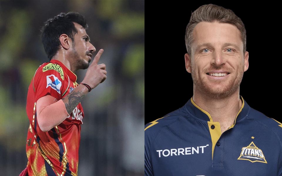 Yuzi Chahal and Jos Buttler