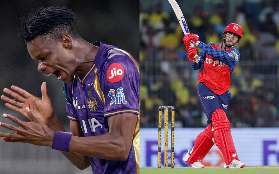 Blessing Muzarabani and Priyansh Arya