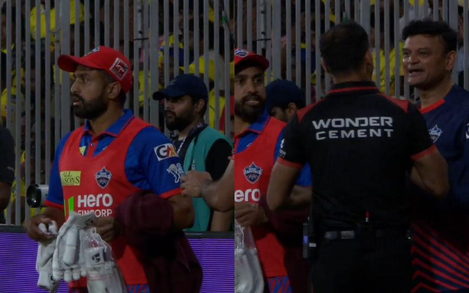 [WATCH] IPL 2026: Tristan Stubbs furious after glove denial, DC players argue with umpires