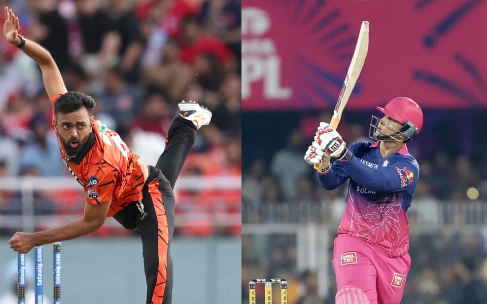 Jaydev Unadkat and Vaibhab Sooryavanshi