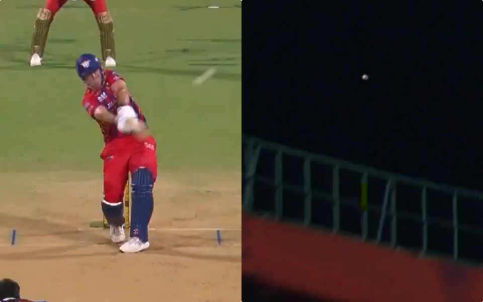 Mitchell Marsh's 102-metre monstrous strike vs RCB lands on Chinnaswamy roof