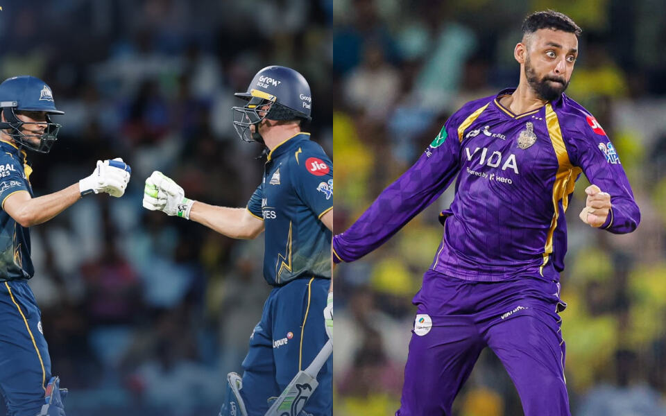 Gujarat Titans and Kolkata Knight Riders