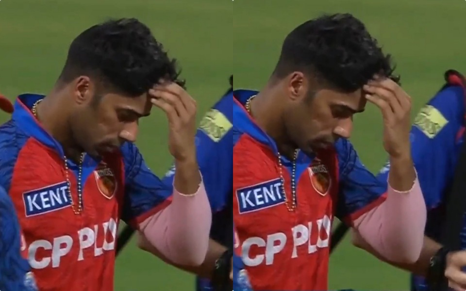 [WATCH] Shashank Singh goes off field after concussion injury due to bad bounce at Wankhede Stadium | CricTracker