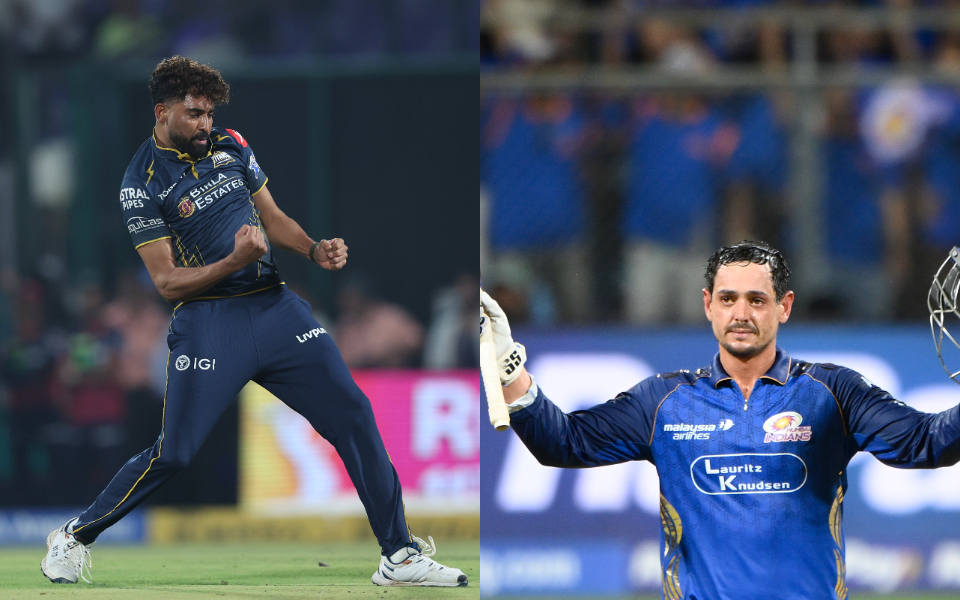 Mohammed Siraj & Quinton de Kock