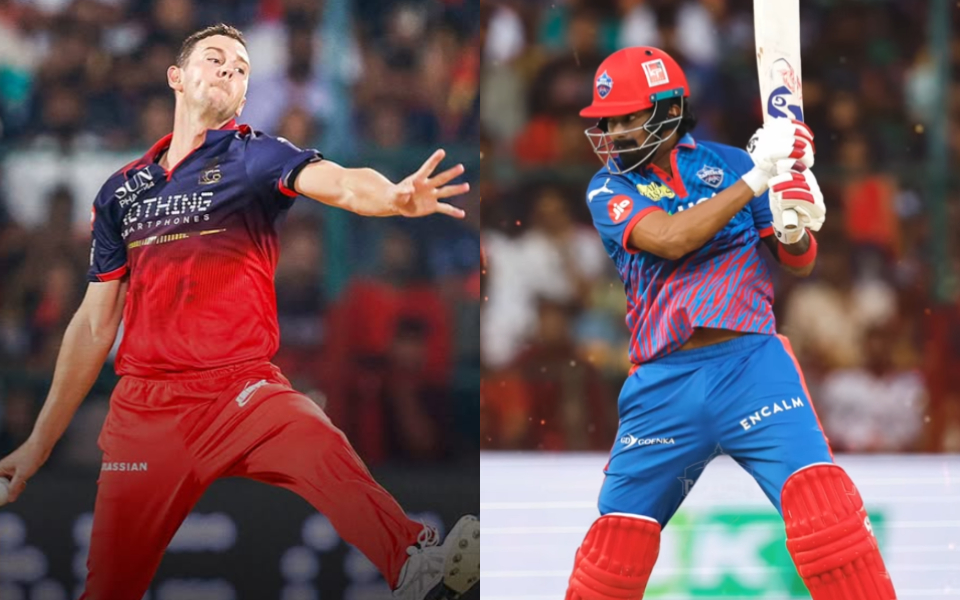 KL Rahiul vs Josh Hazelwood(