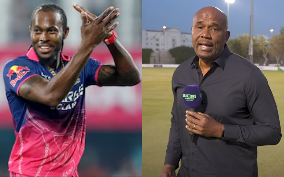Jofra Archer and Ian Bishop