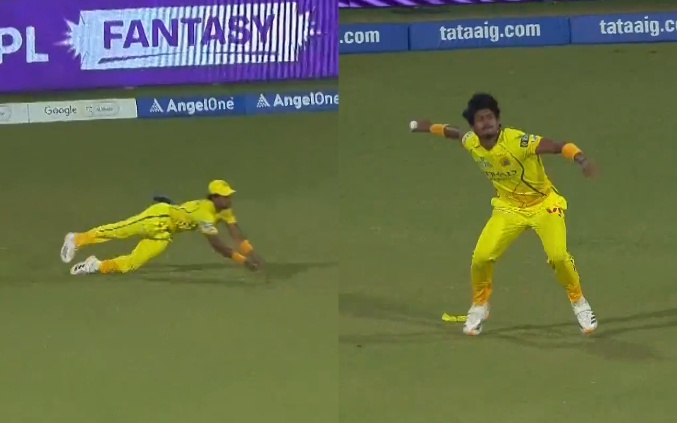 IPL 2026: Video of the Day: Ramakrishna Ghosh's stunning diving catch on debut