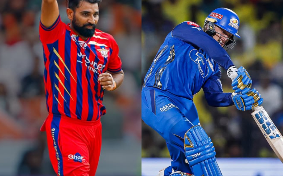 Ryan Rickelton vs Mohammed Shami