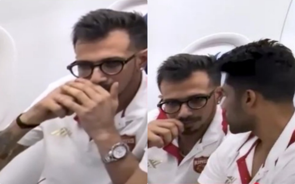 [WATCH] Yuzvendra Chahal spotted smoking inside airplane, video goes viral
