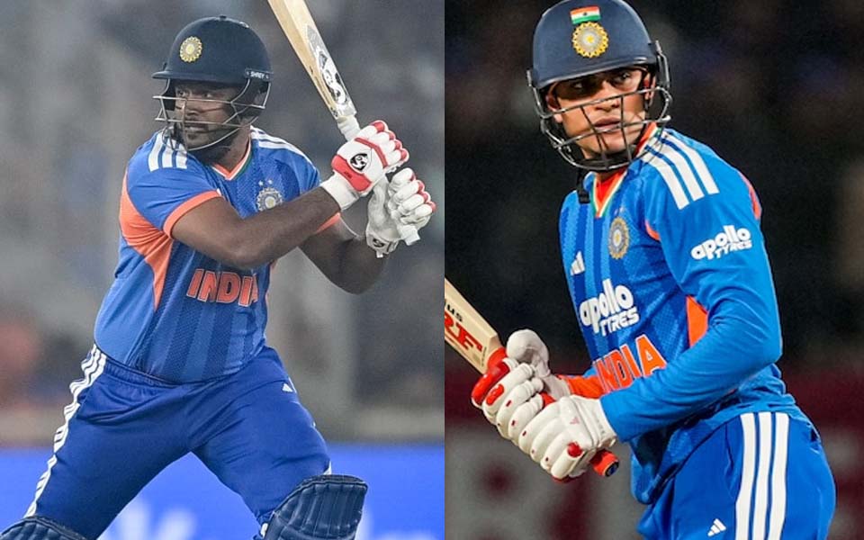 Shubman Gill and Sanju Samson