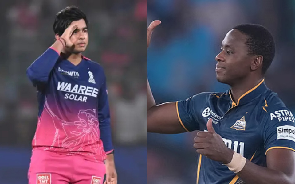 Vaibhav Sooryavanshi and Kagiso Rabada