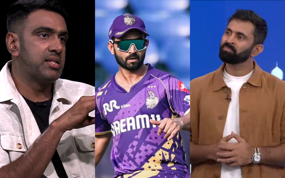Ravichandran Ashwin, Rahane and Abhishek Nayar