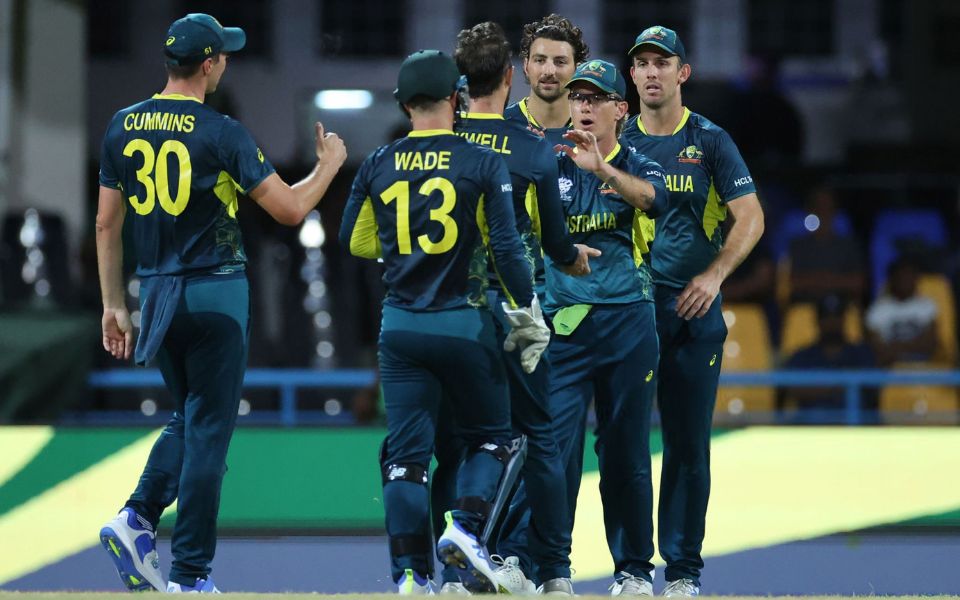 WI vs AUS 2025: Adam Zampa celebrates after dismissing Shimron Hetmyer