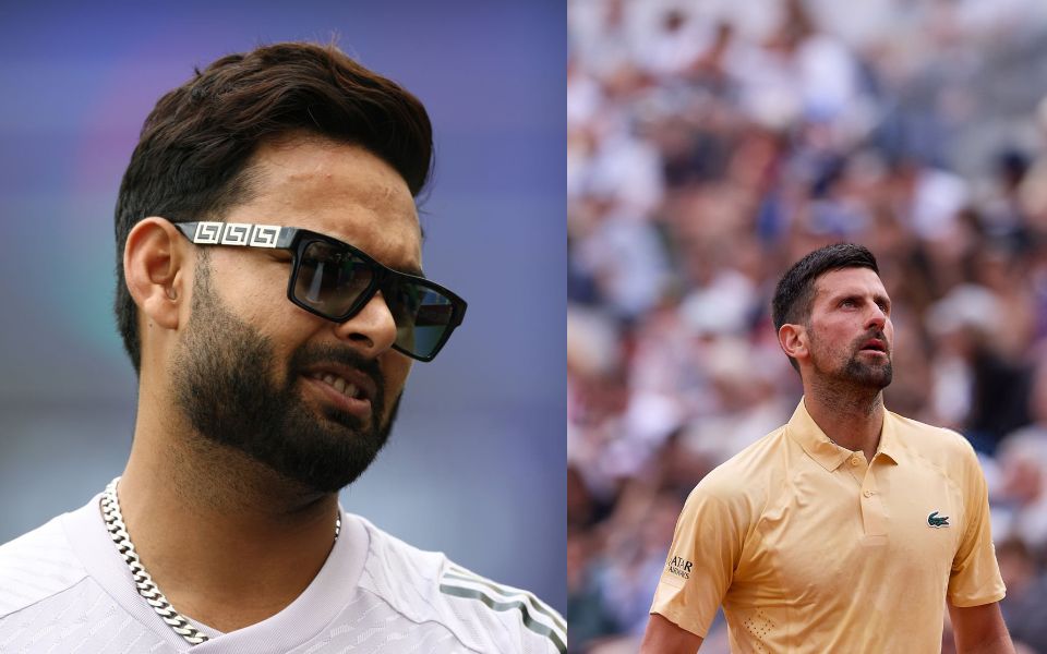 Pant and Novak Djokovic