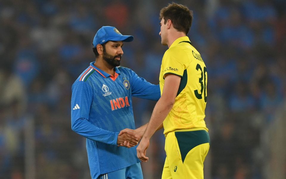 Rohit and Pat Cummins