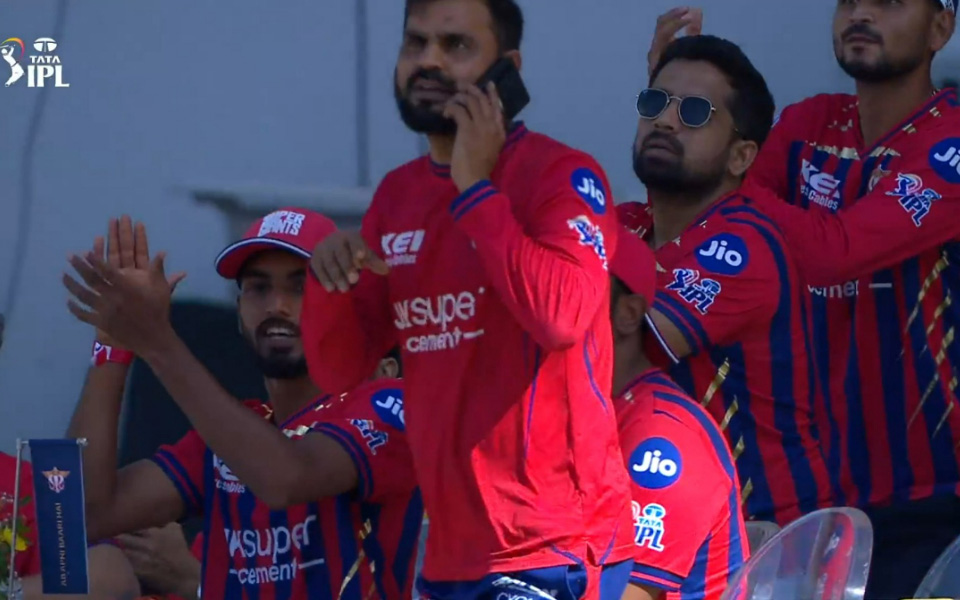 IPL 2026: LSG personnel spotted using mobile phone, however did not breach BCCI protocols