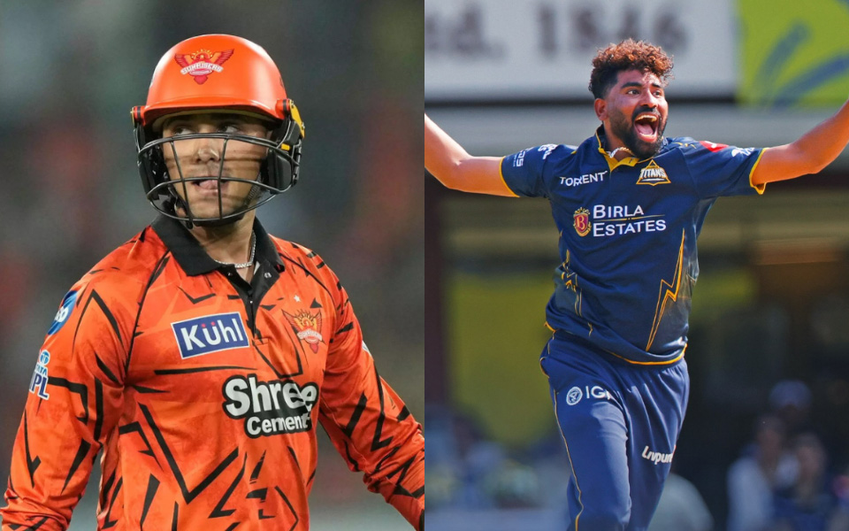 Abhishek Sharma and Mohammed Siraj