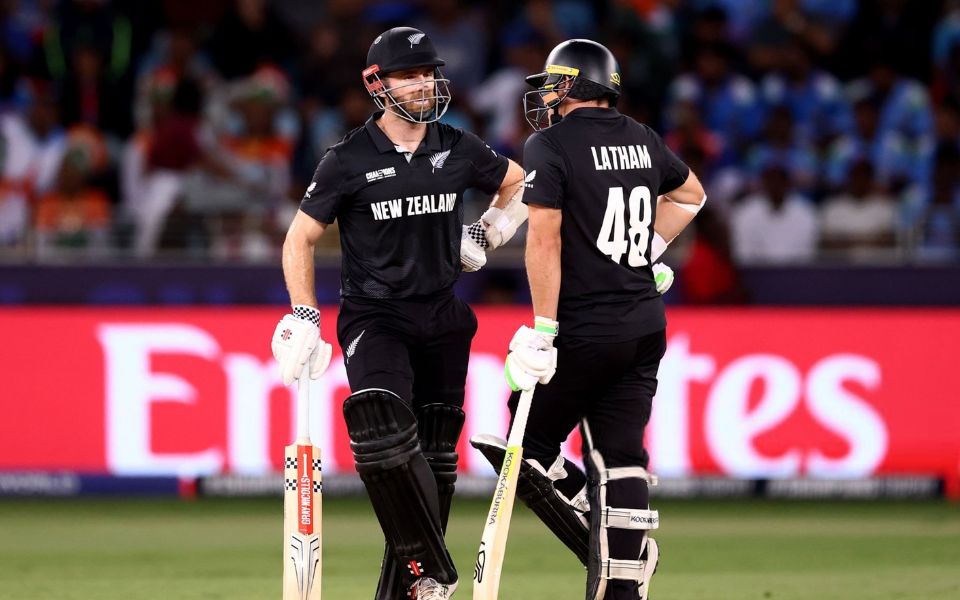 Kane Williamson and Tom Latham