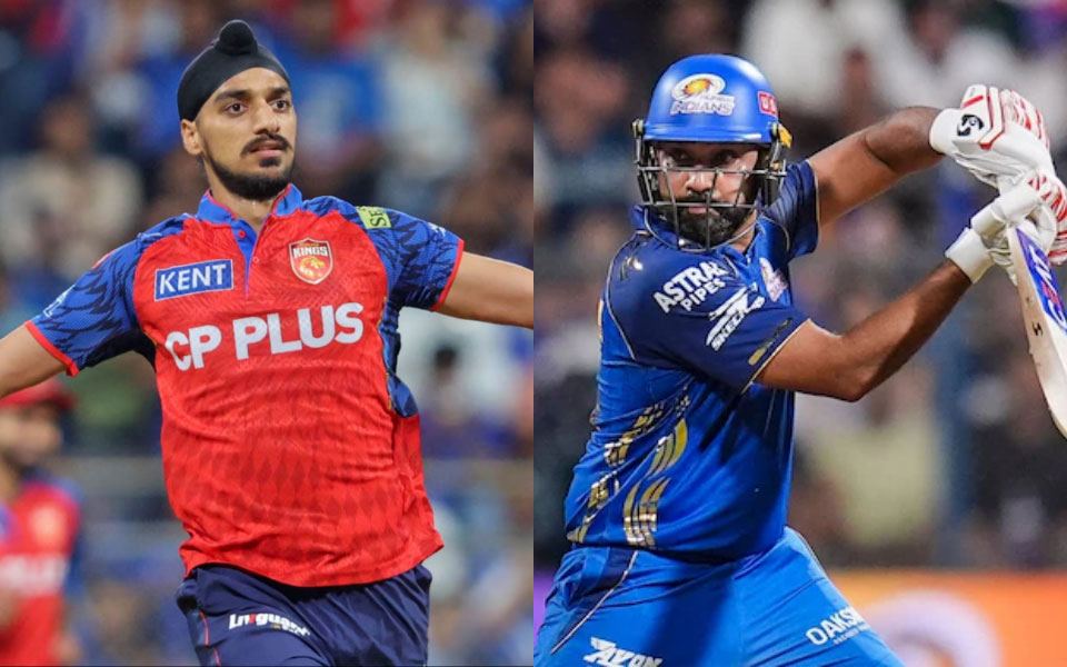 Arshdeep Singh and Rohit Sharma