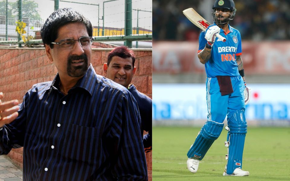 Krishnamachari Srikkanth and Virat Kohli.