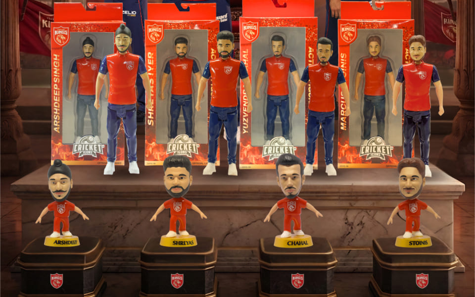 Cricket Icons announces exciting partnership with Punjab Kings for officially licensed cricket collectibles