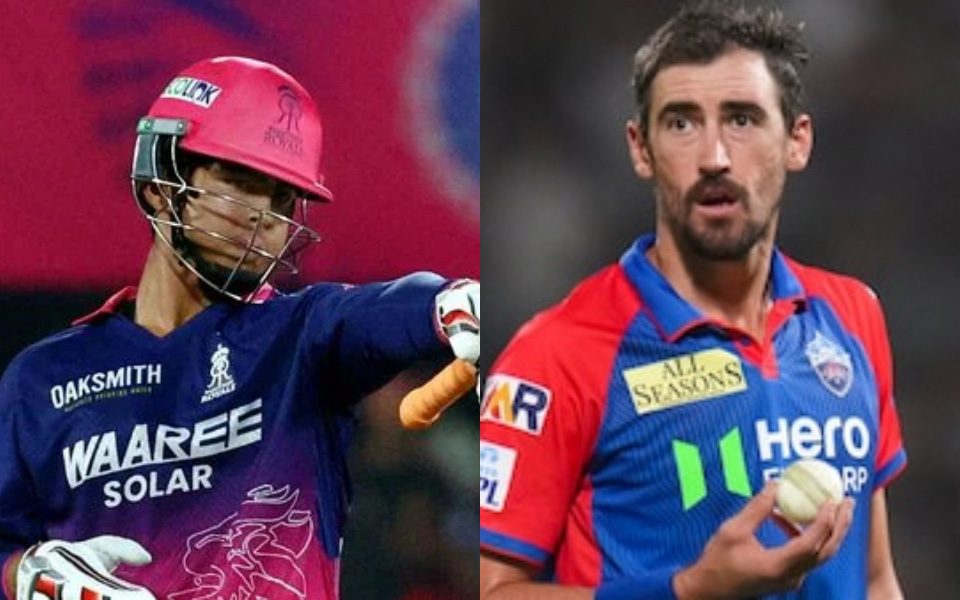 Vaibhav Sooryavanshi and Mitchell Starc