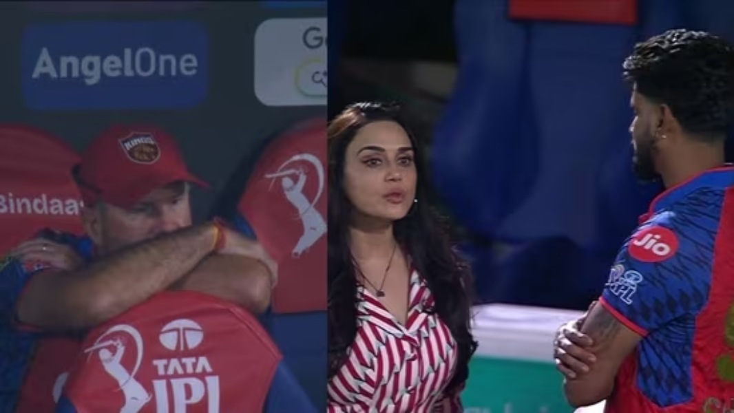Ricky Ponting dejected in dugout as Preity Zinta does intense post-match discussion with captain Shreyas Iyer after PBKS lose to RCB