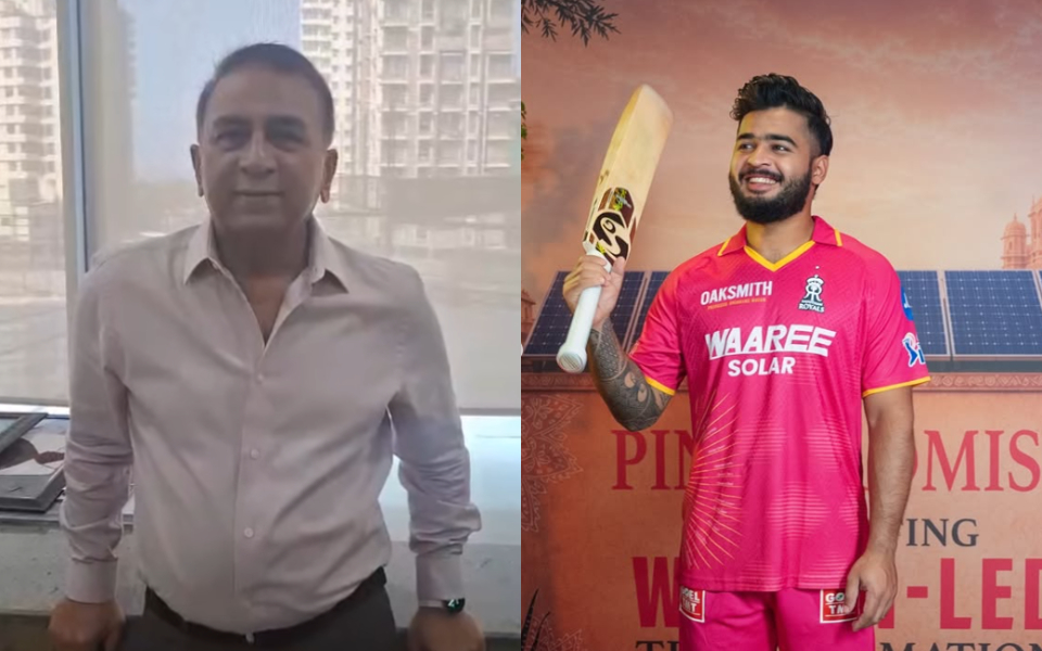 Sunil Gavaskar and Riyan Parag