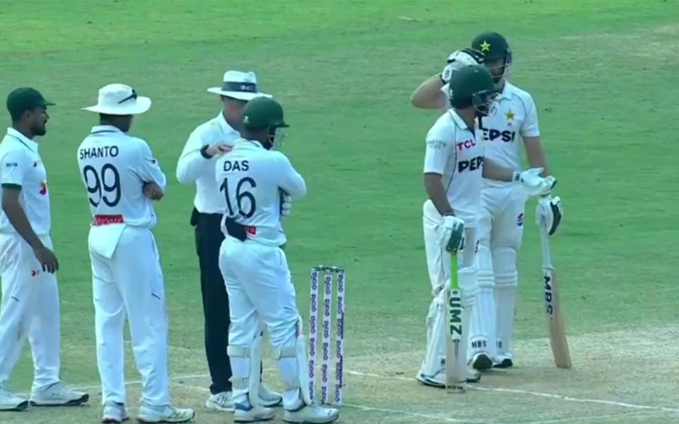 [WATCH] BAN vs PAK 2026: Litton Das and Mohammad Rizwan involved in a fiery on-field spat in Sylhet