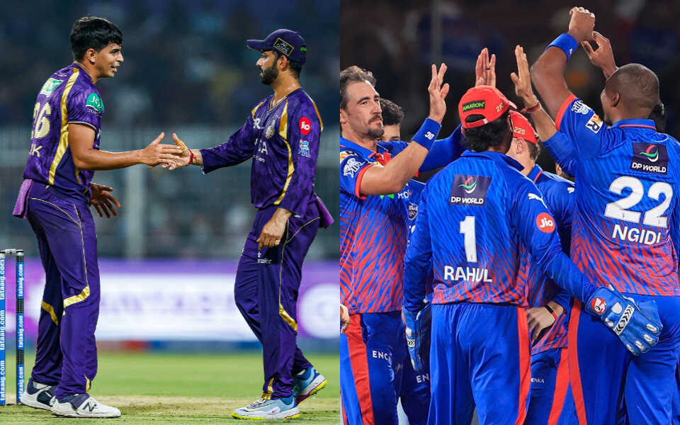 Kolkata Knight Riders and Delhi Capitals