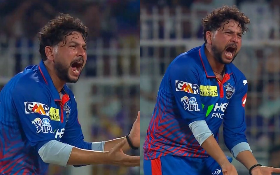 WATCH: Kuldeep Yadav shows red face as Abishek Porel drops simple catch to deny hat-trick in KKR vs DC clash