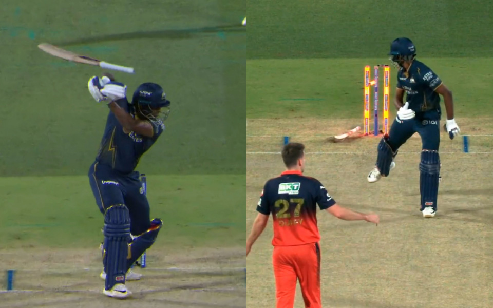 IPL 2026: Video of the Day: Sai Sudharsan’s bizarre hit-wicket gives RCB massive breakthrough in Qualifier 1