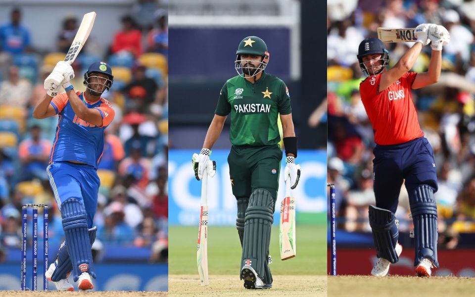 Shivam Dube , Babar Azam & Will Jacks