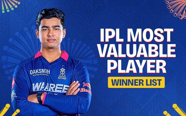 IPL Most Valuable Player Winner List
