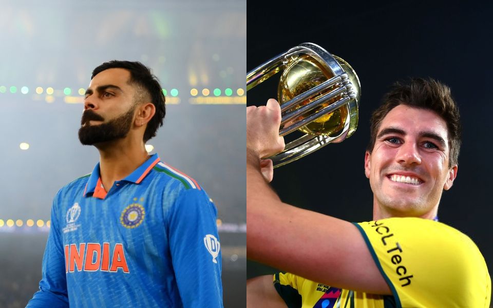 Virat Kohli and Pat Cummins