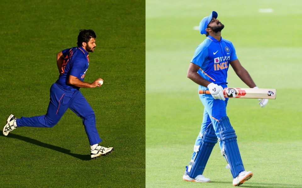 Shardul Thakur and Vijay Shankar.