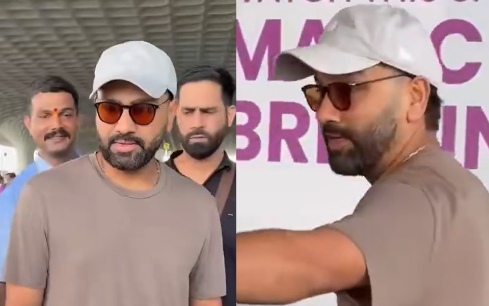[WATCH] Rohit Sharma defends fan from bodyguard in viral video | CricTracker