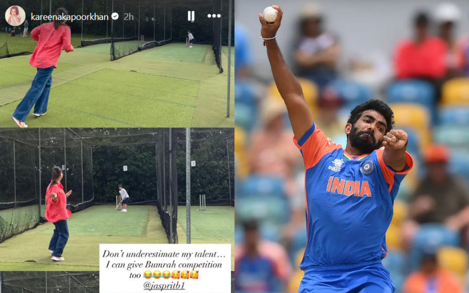 ‘Don’t underestimate my talent’ – Kareena Kapoor hilariously compares her bowling to Jasprit Bumrah