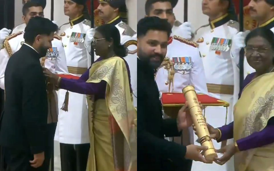 Rohit Sharma conferred with Padma Shri for outstanding contribution to Indian cricket