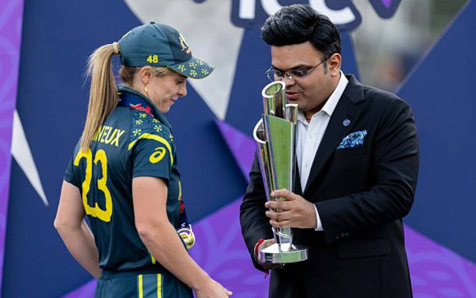 Jay Shah with Sophie Molineux